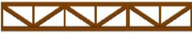 A truss pattern